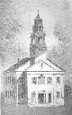 Drawing: Congregational Church, built 1816