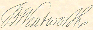 Benning Wentworth's Signature